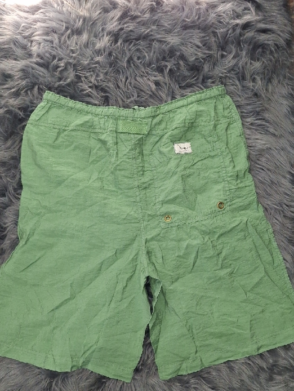 Free People Aspen Green Elastic Waist Shorts - Picture 5 of 13